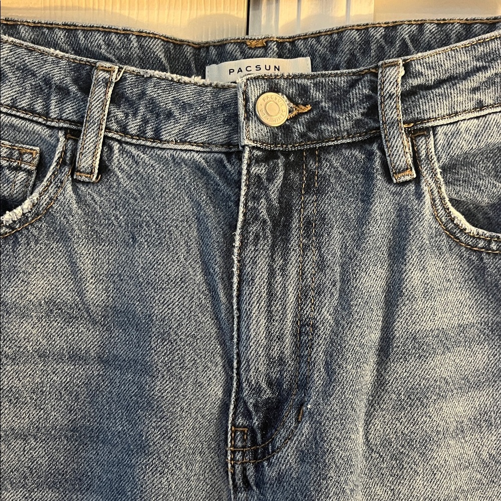 Pac Sun mom Jean 27 med blue